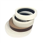 Бяла пластмасова кантираща лента